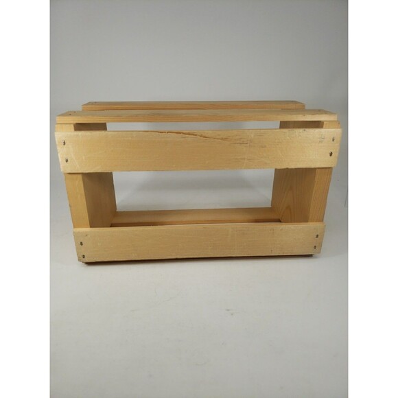 Napa Valley Wood Storage Crate CD DVD Wooden Engraved Logo Vintage Classic CA - Picture 12 of 15